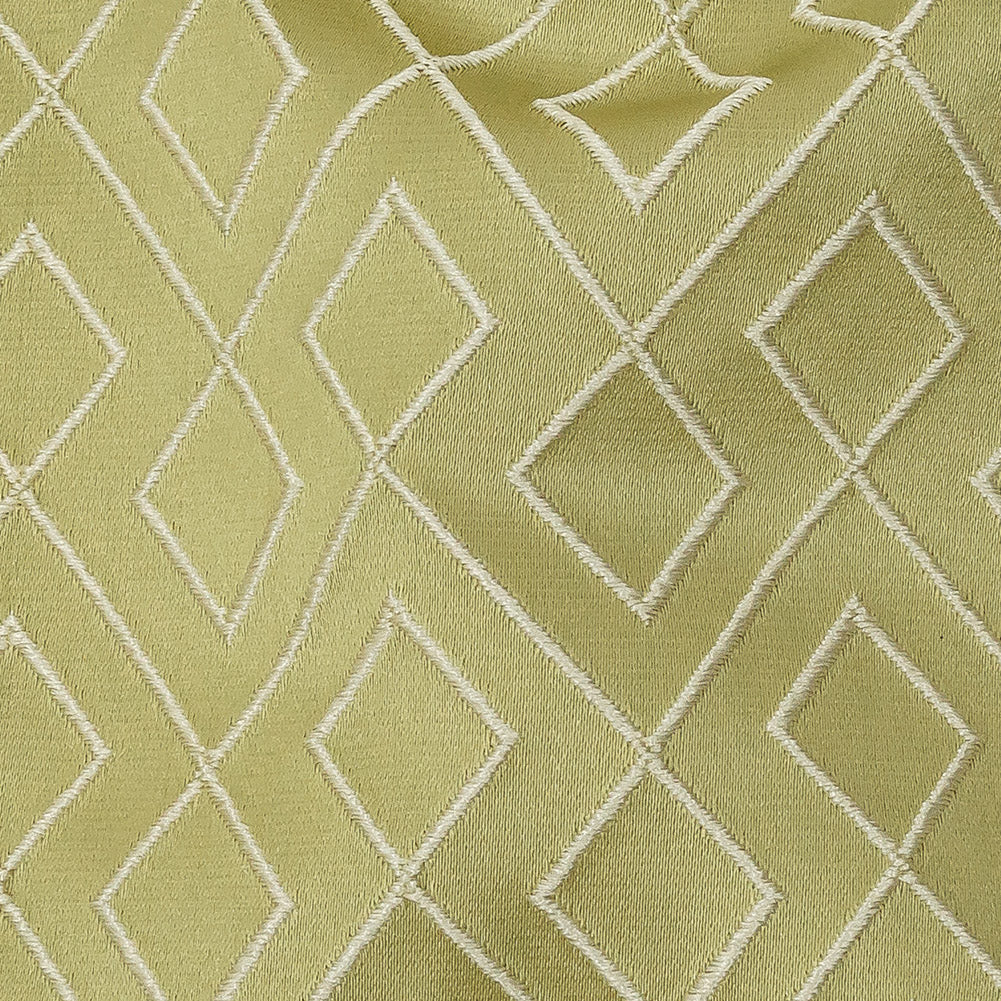 Satin-Faced Jacquard - Apple Diamond Fret - British Imported