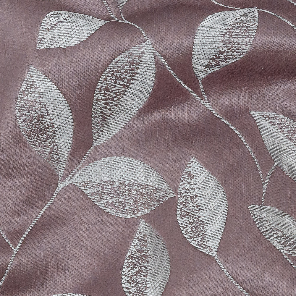 Satin-Faced Jacquard - Heather Foliage - British Imported