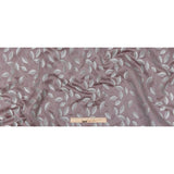 Satin-Faced Jacquard - Heather Foliage - British Imported