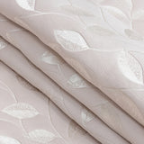 Satin-Faced Jacquard - Orchid Foliage - British Imported