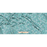 Satin-Faced Jacquard - Spa Foliage - British Imported