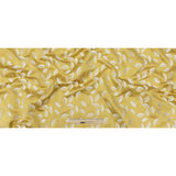 Satin-Faced Jacquard - Sunflower Foliage - British Imported