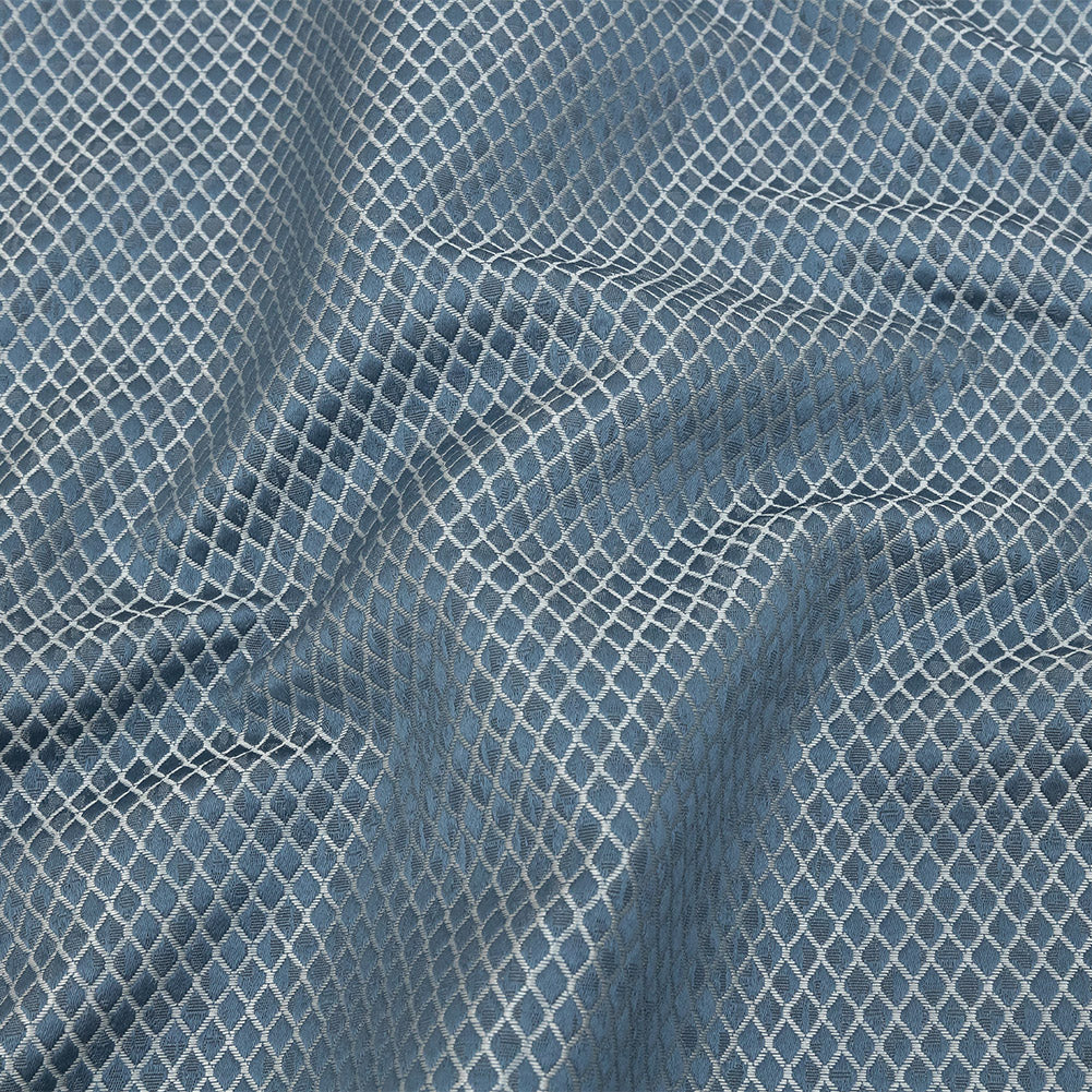 Polyester Jacquard - Danube Diamonds - British Imported
