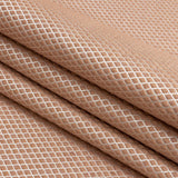 Polyester Jacquard - Rose Gold Diamonds - British Imported