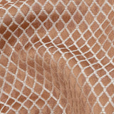 Polyester Jacquard - Rose Gold Diamonds - British Imported