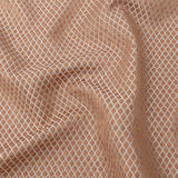 Polyester Jacquard - Rose Gold Diamonds - British Imported