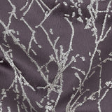 Polyester Jacquard - Amethyst Wintry Branches - British Imported