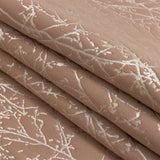 Polyester Jacquard - Blush Wintry Branches - British Imported