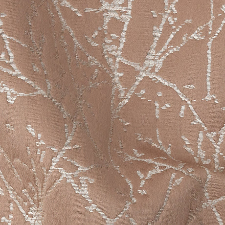Polyester Jacquard - Blush Wintry Branches - British Imported