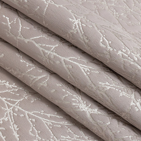 Polyester Jacquard - Lavender Wintry Branches - British Imported