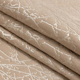 Polyester Jacquard - Shell Wintry Branches - British Imported