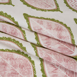 Cotton Canvas Print - Pear Textured Leaves - British Imported