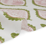 Cotton Canvas Print - Pear Textured Leaves - British Imported
