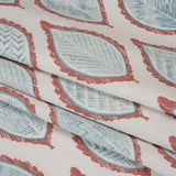 Cotton Canvas Print - Strawberry Textured Leaves - British Imported