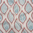 Cotton Canvas Print - Strawberry Textured Leaves - British Imported