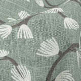 Cotton Canvas Print - Seafoam Japanese Blooms - British Imported