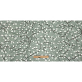 Cotton Canvas Print - Seafoam Japanese Blooms - British Imported