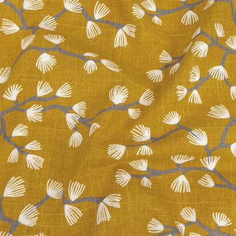 Cotton Canvas Print - Sunflower Japanese Blooms - British Imported