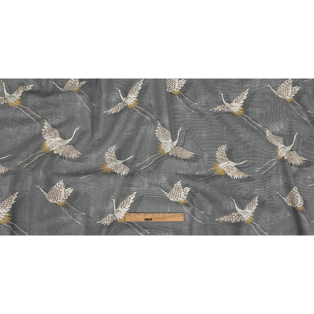 Cotton Canvas Print - Slate Cranes - British Imported