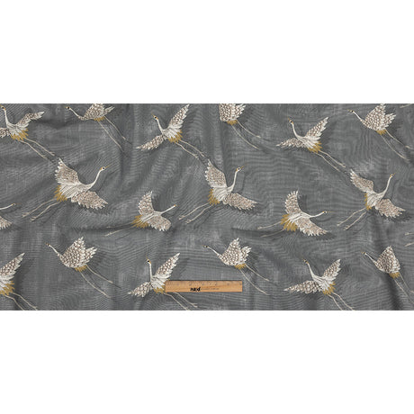 Cotton Canvas Print - Slate Cranes - British Imported