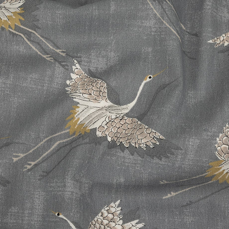 Cotton Canvas Print - Slate Cranes - British Imported