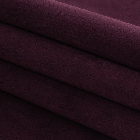 Polyester Drapery Velvet - Aubergine - British Imported