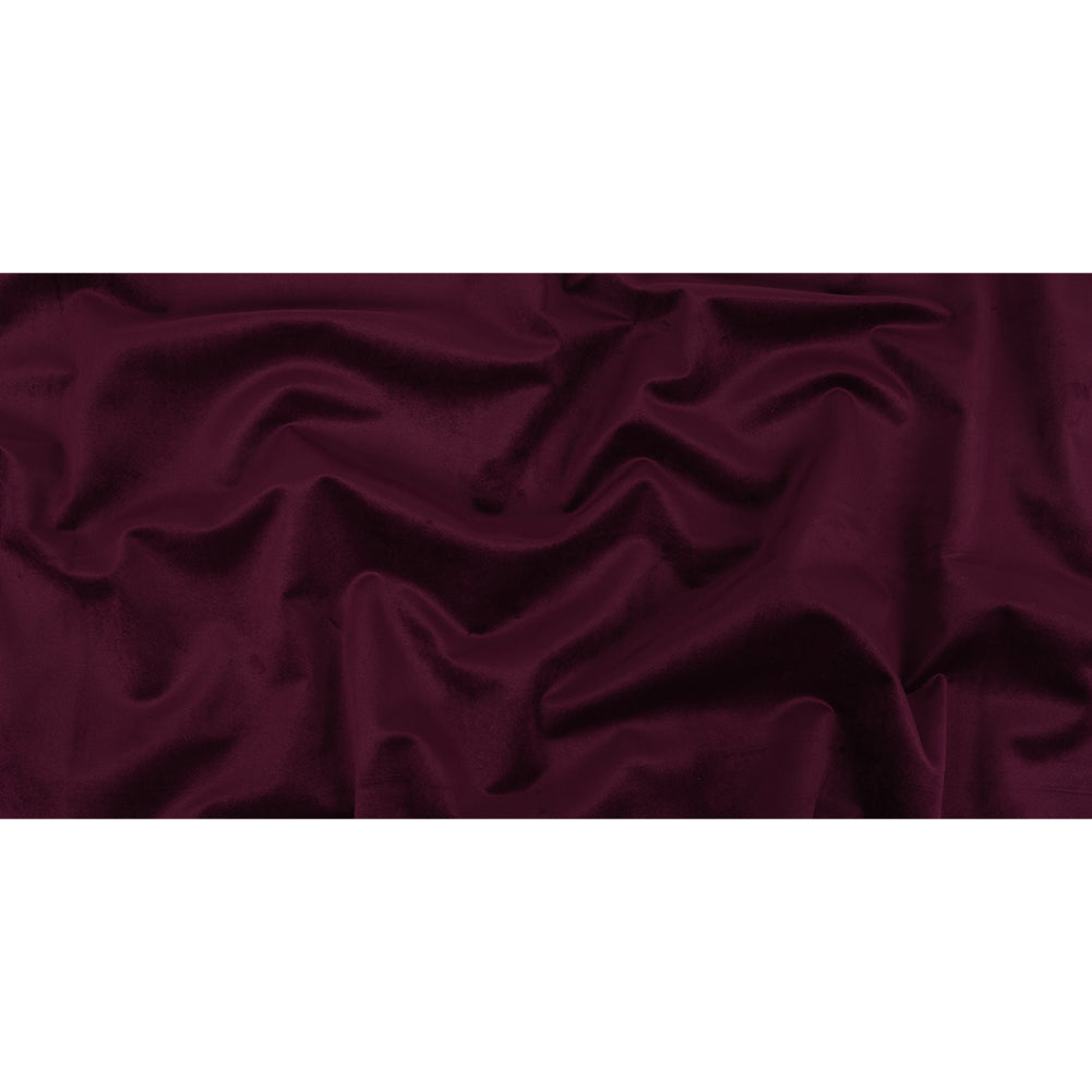 Polyester Drapery Velvet - Berry - British Imported