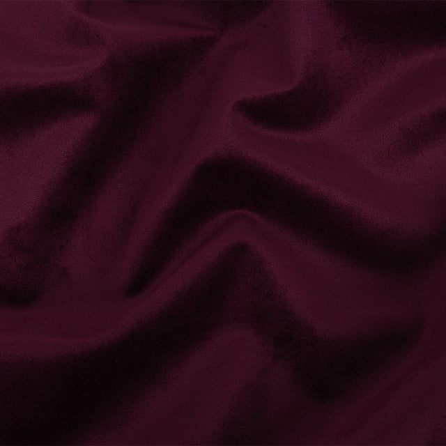 Polyester Drapery Velvet - Berry - British Imported