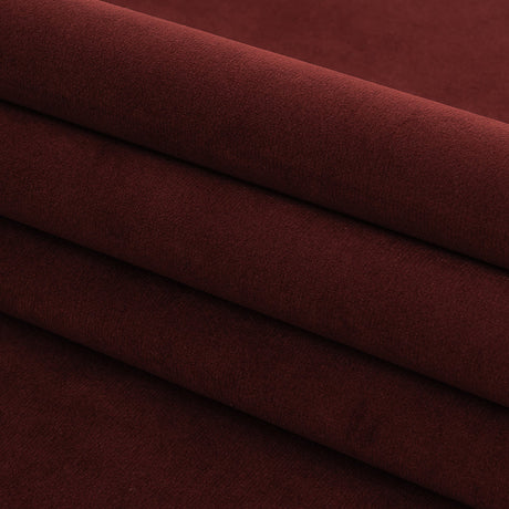 Polyester Drapery Velvet - Cherry - British Imported
