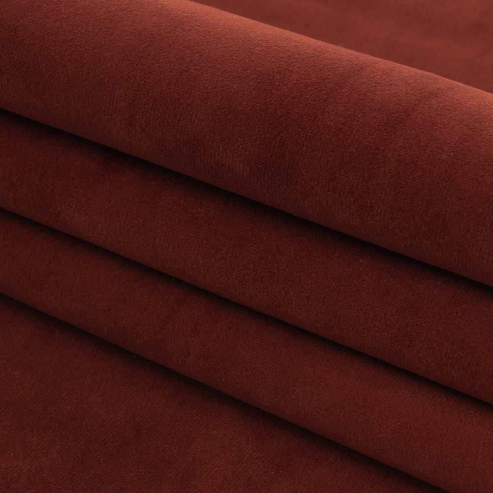 Polyester Drapery Velvet - Claret - British Imported