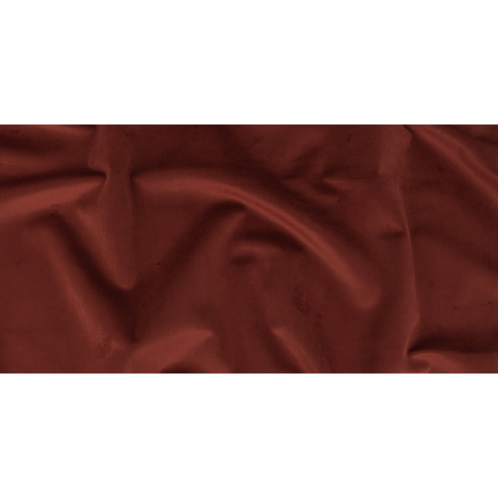 Polyester Drapery Velvet - Claret - British Imported