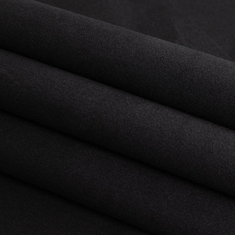 Polyester Drapery Velvet - Ebony - British Imported