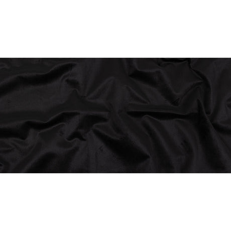 Polyester Drapery Velvet - Ebony - British Imported