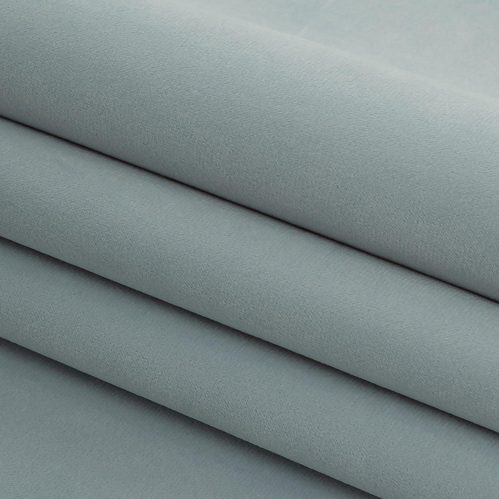 Polyester Drapery Velvet - Ice - British Imported
