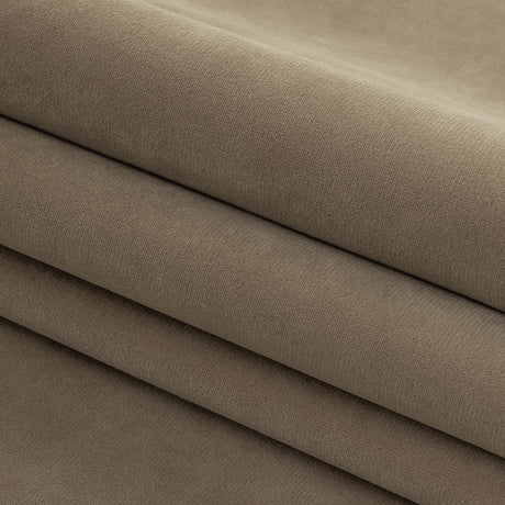 Polyester Drapery Velvet - Mushroom - British Imported
