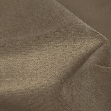 Polyester Drapery Velvet - Mushroom - British Imported