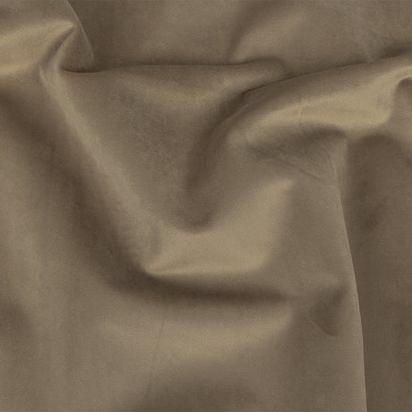 Polyester Drapery Velvet - Mushroom - British Imported