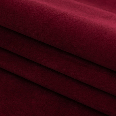 Polyester Drapery Velvet - Wine - British Imported