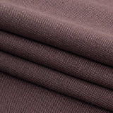 Polyester, Viscose and Linen Woven - Aubergine - British Imported