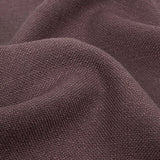 Polyester, Viscose and Linen Woven - Aubergine - British Imported