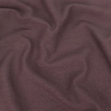 Polyester, Viscose and Linen Woven - Aubergine - British Imported