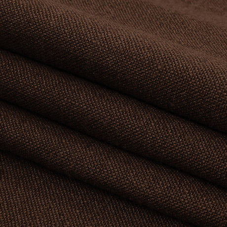 Polyester, Viscose and Linen Woven - Bark - British Imported