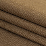 Polyester, Viscose and Linen Woven - Caramel - British Imported