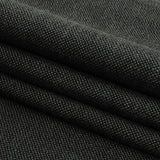 Polyester, Viscose and Linen Woven - Charcoal - British Imported