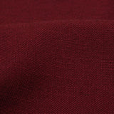 Polyester, Viscose and Linen Woven - Claret - British Imported