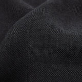 Polyester, Viscose and Linen Woven - Ebony - British Imported
