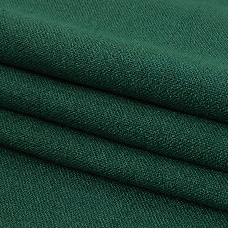 Polyester, Viscose and Linen Woven - Emerald - British Imported