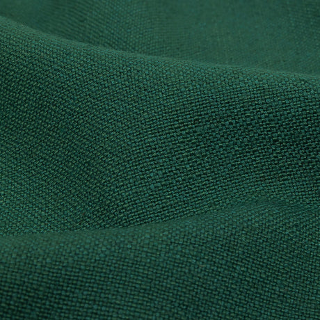 Polyester, Viscose and Linen Woven - Emerald - British Imported
