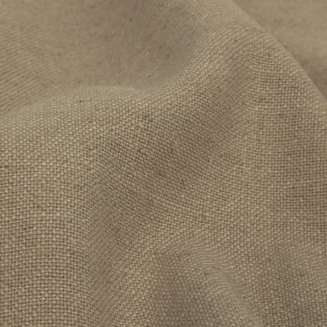Polyester, Viscose and Linen Woven - Fawn - British Imported