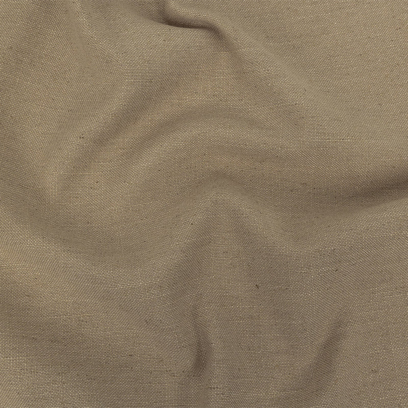 Polyester, Viscose and Linen Woven - Fawn - British Imported